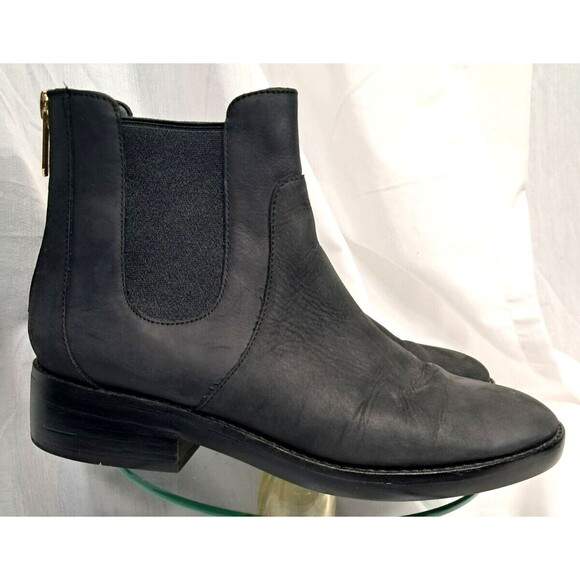 Cole Haan Shoes - Cole Haan Women's Reid Waterproof Suede Black Ankle Boot 7.5